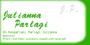 julianna parlagi business card